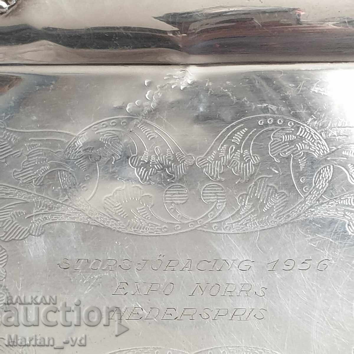 Large silver tray - 5 Large silver tray - 5