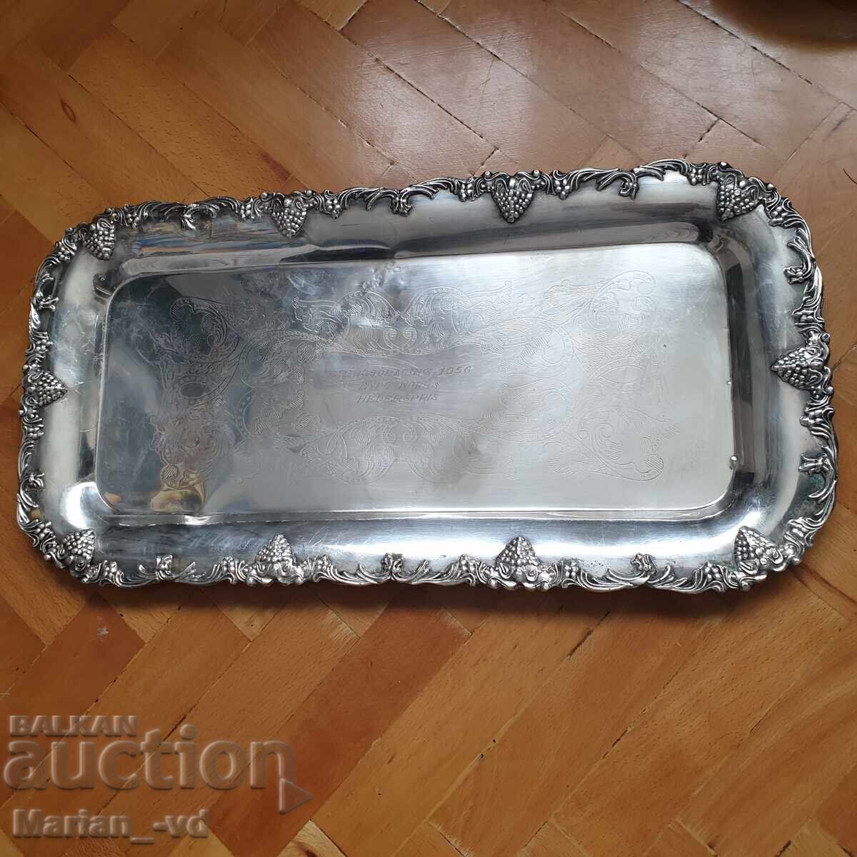 Large silver tray Large silver tray