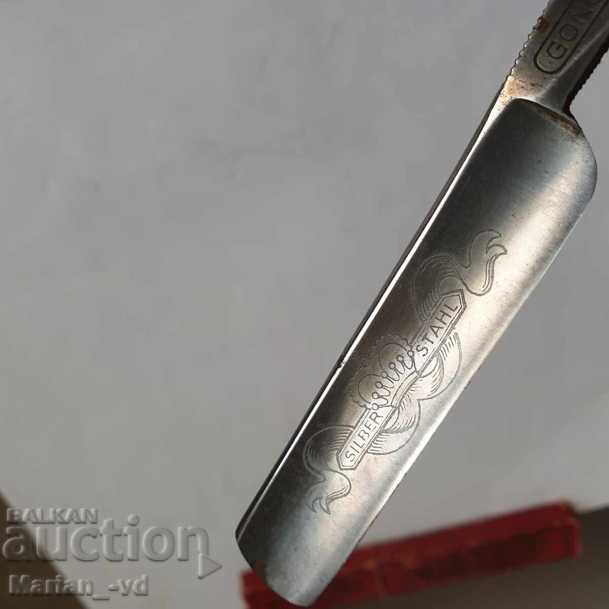 Auction Old German Razor, Gong Razor 2633 Solingen Auction Old German Razor, Gong Razor 2633 Solingen