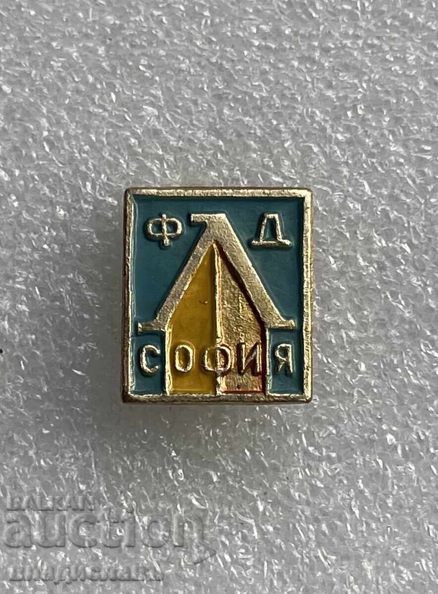 Levski Sofia Football Badge, Light Blue