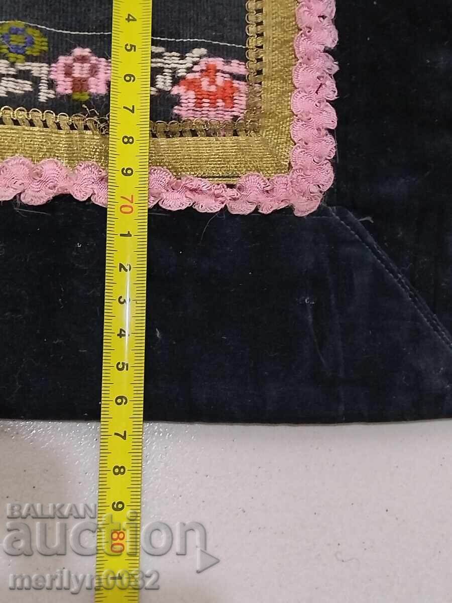 Auction Old apron tinsel embroidery, costume, cloth Auction Old apron tinsel embroidery, costume, cloth