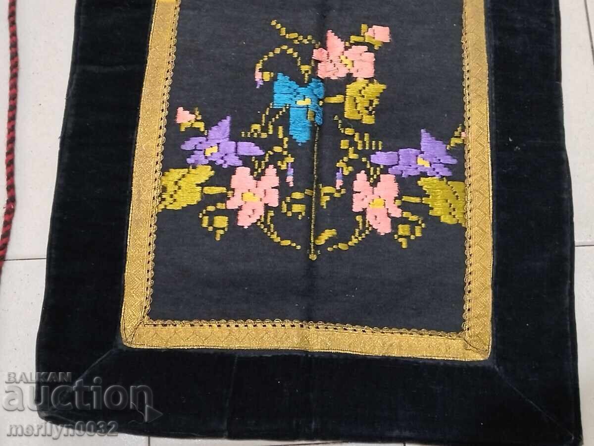 Old apron with gold thread embroidery, velvet costume, sukman with price 126.00 BGN | € 64.42 Old apron with gold thread embroidery, velvet costume, sukman with price 126.00 BGN | € 64.42