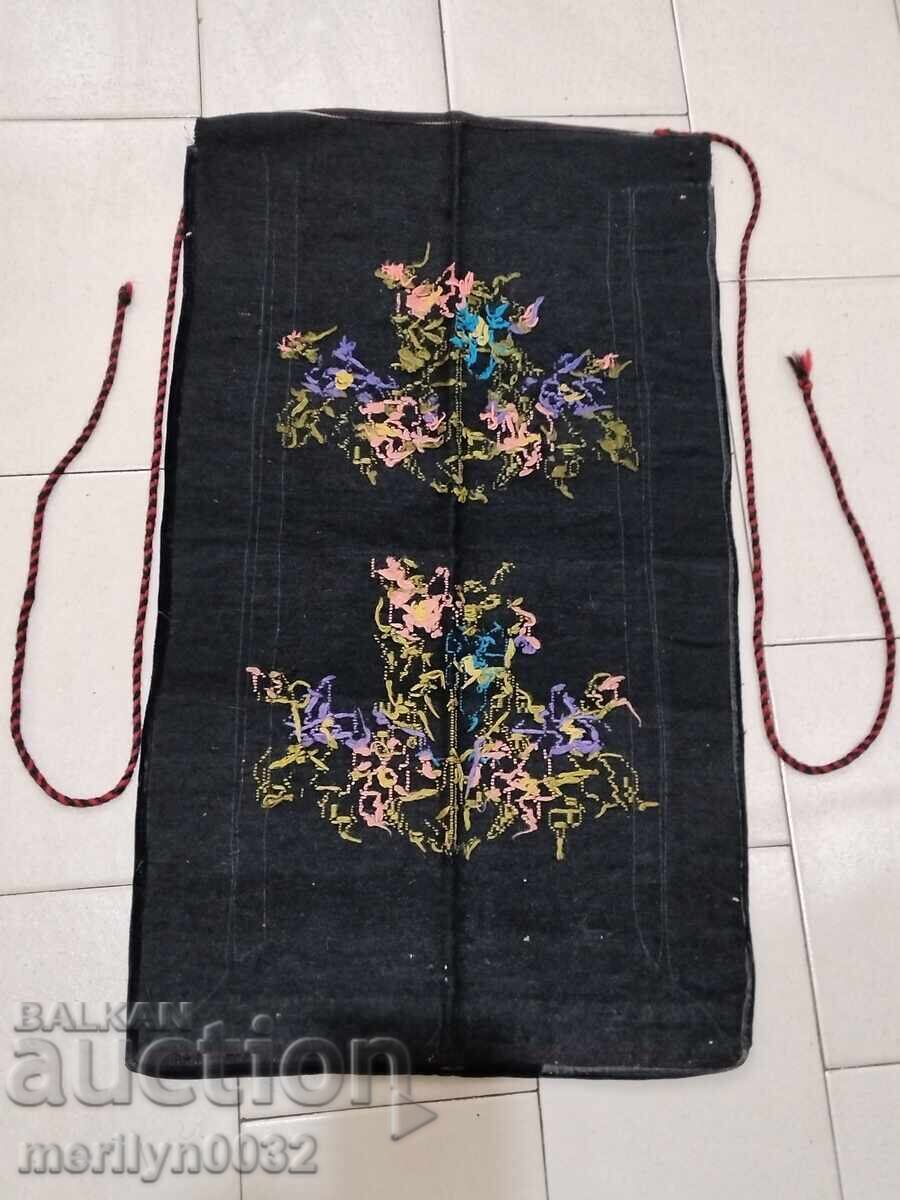Old apron with gold thread embroidery, velvet costume, sukman - 6 Old apron with gold thread embroidery, velvet costume, sukman - 6