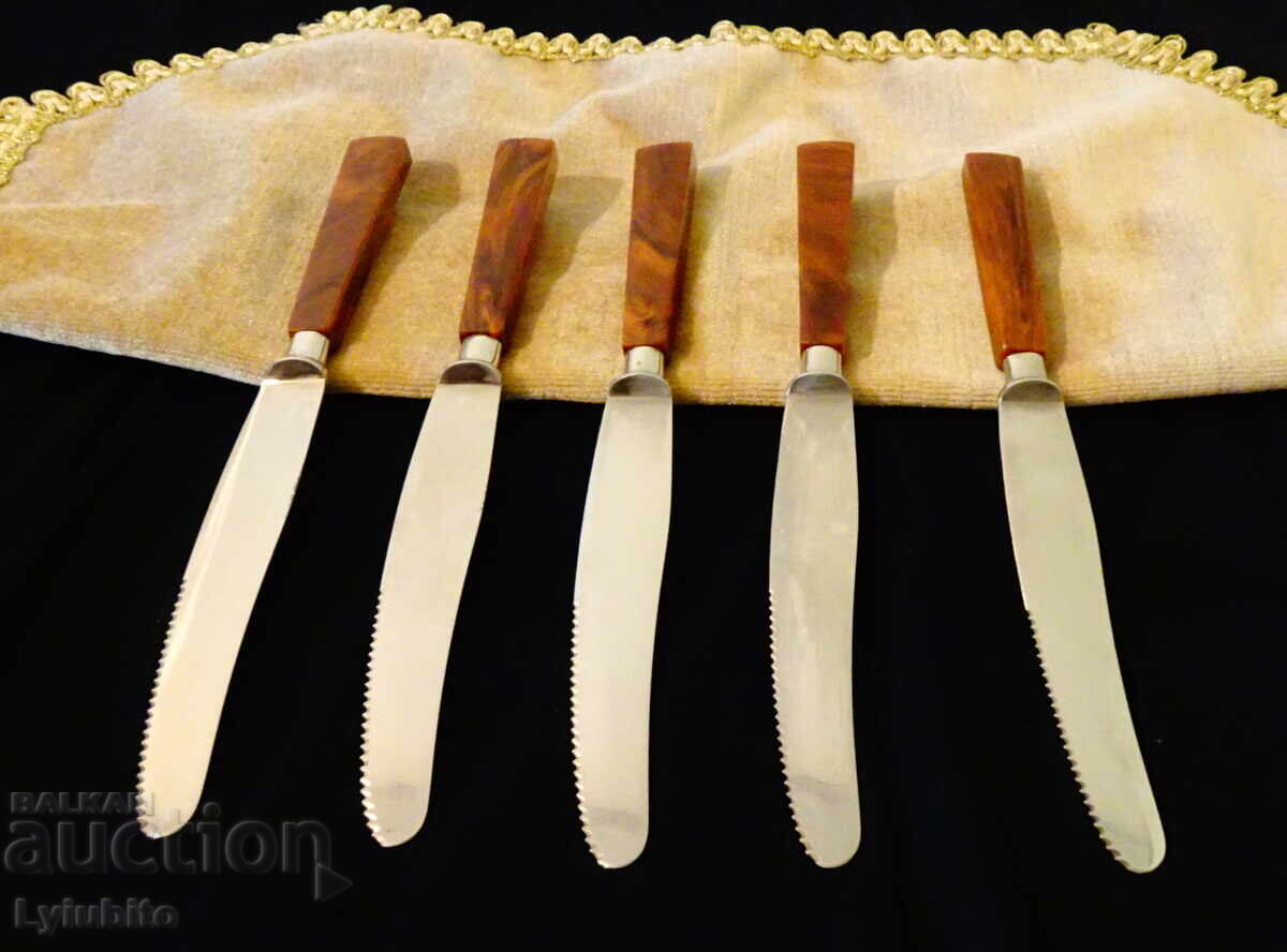 Solingen knife with catalin handle 23 cm, 5 pieces - 6 Solingen knife with catalin handle 23 cm, 5 pieces - 6