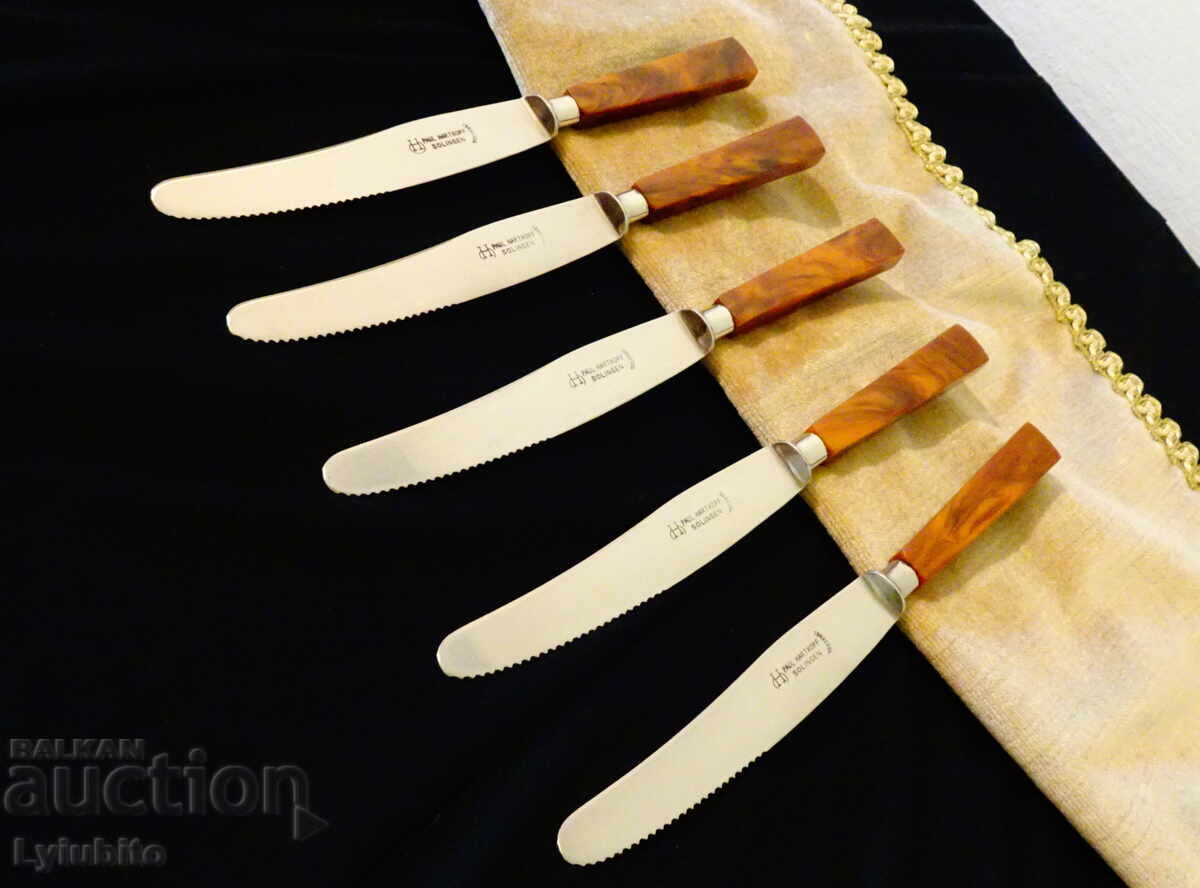 Solingen knife with catalin handle 23 cm, 5 pieces Solingen knife with catalin handle 23 cm, 5 pieces