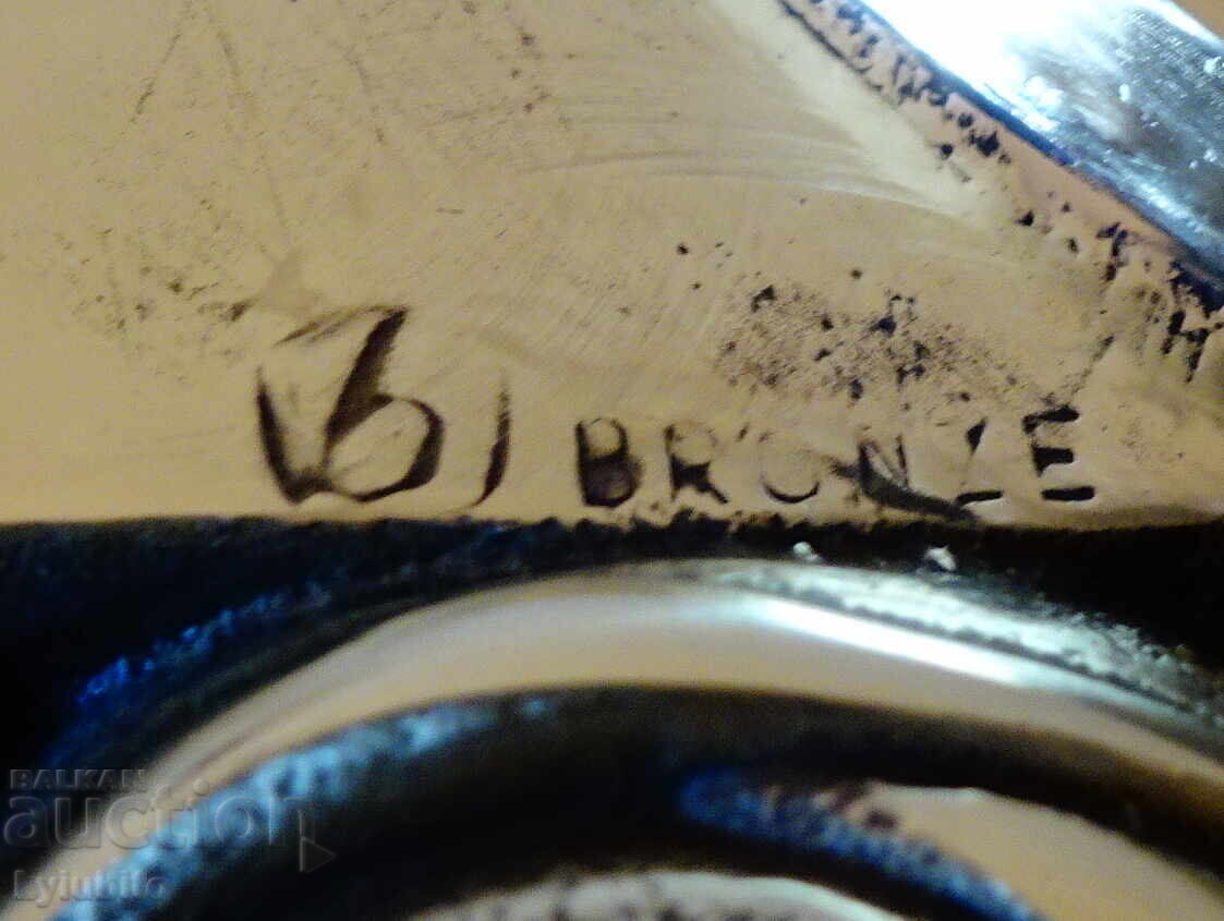 Author's bronze icon Virgin Mary, Cross, 1.6 kg. - 5