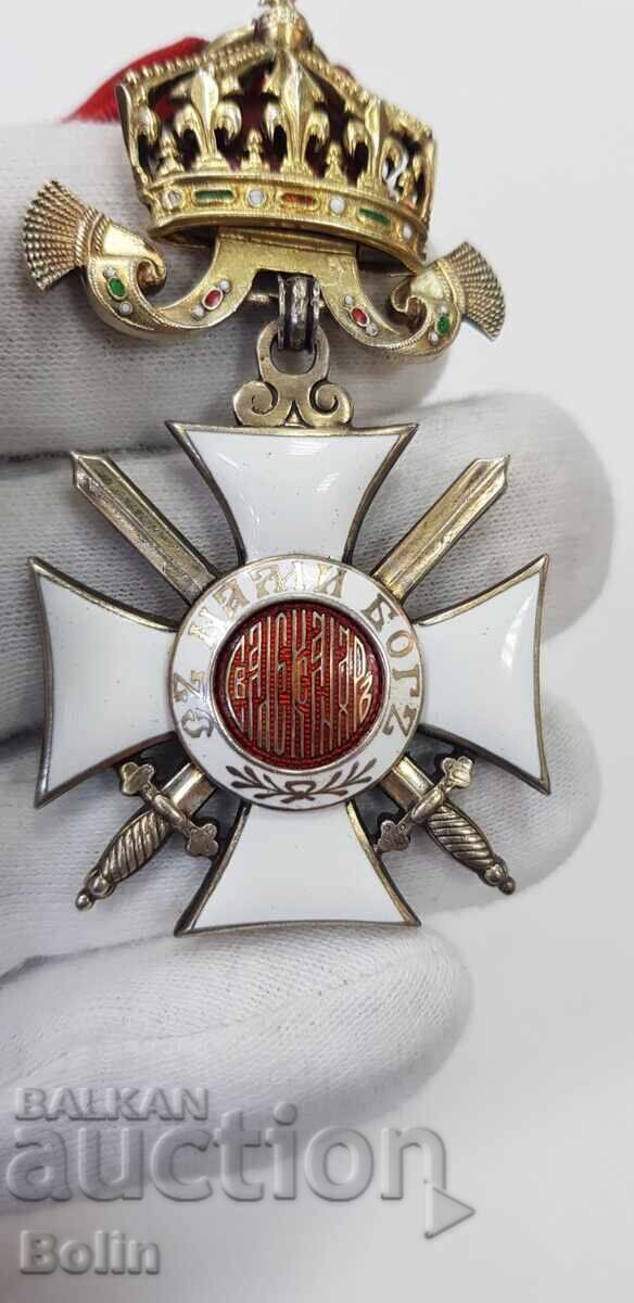 Livrarea Foarte rar Ordinul Sfântului Alexandru secolul al IV-lea Ferdinand I cu săbii