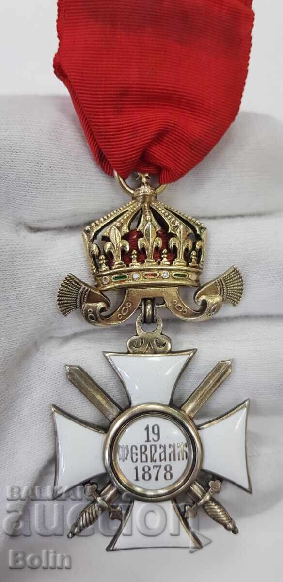 Foarte rar Ordinul Sfântului Alexandru secolul al IV-lea Ferdinand I cu săbii - 5