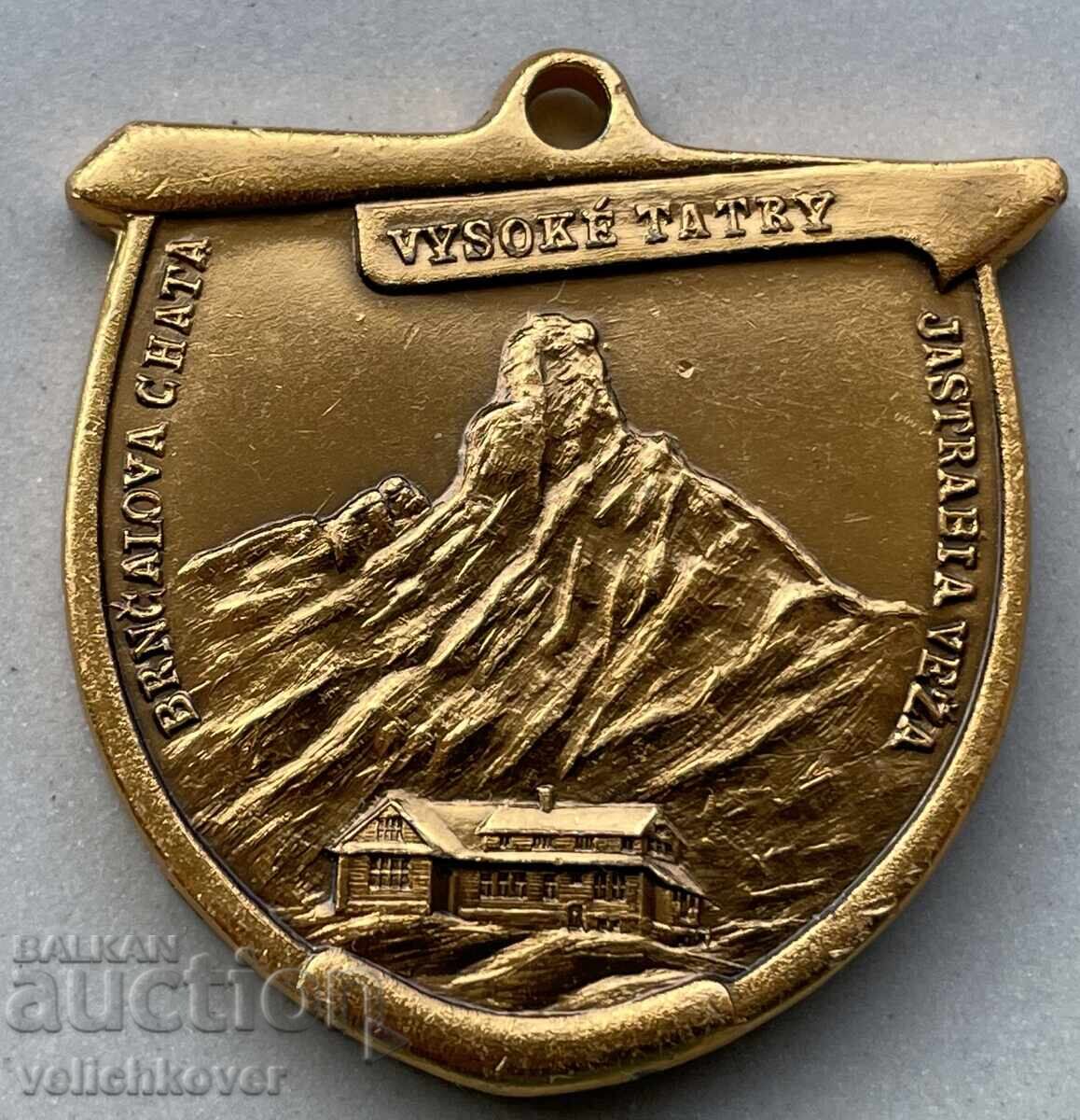 40434 Czechoslovakia Tourist Badge High Tatras Mountains 40434 Czechoslovakia Tourist Badge High Tatras Mountains