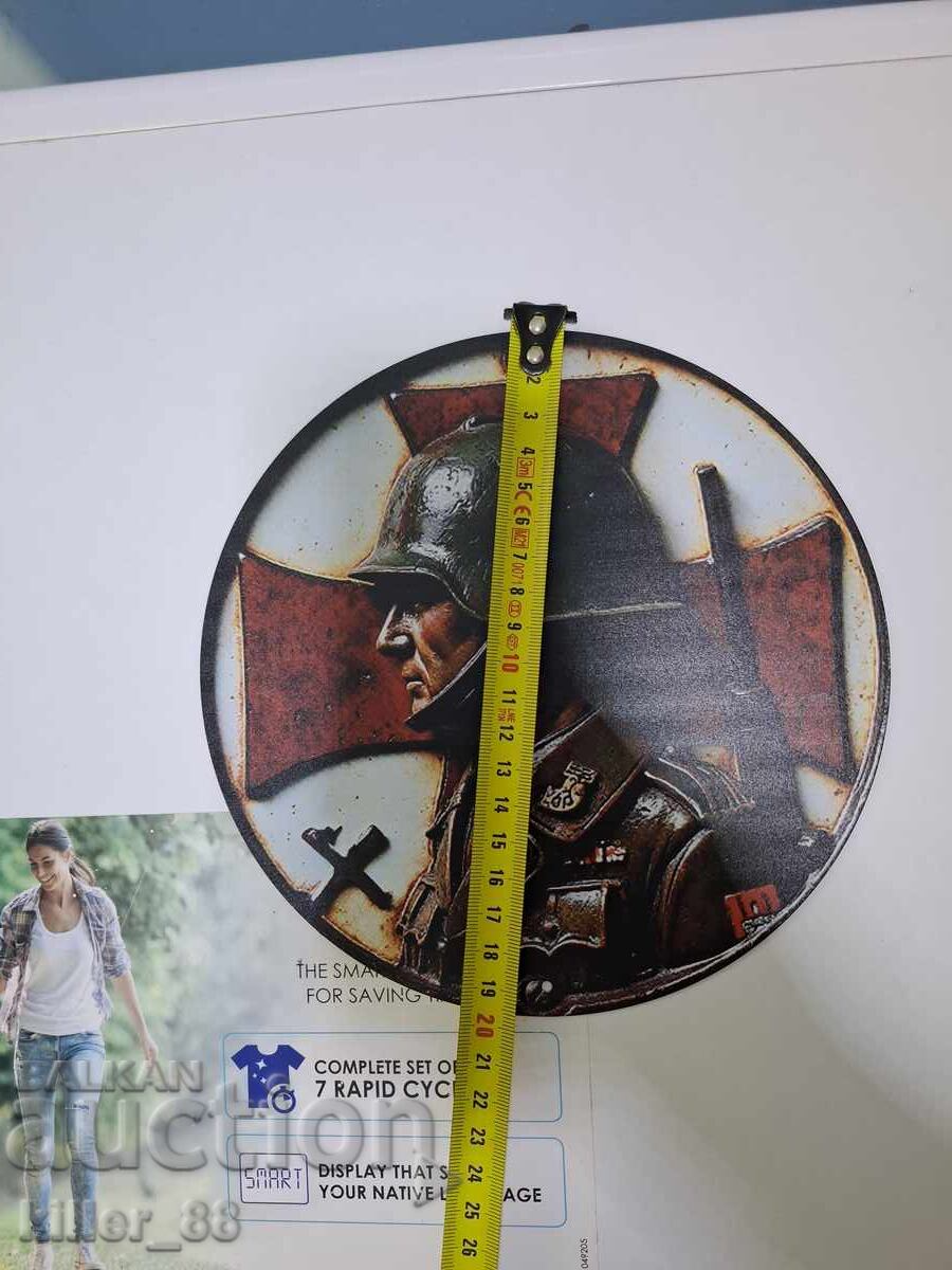 German soldier metal sign - 5