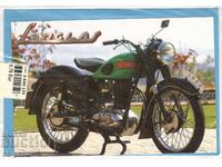 Old postcard - Motorcycle "Sanglas"
