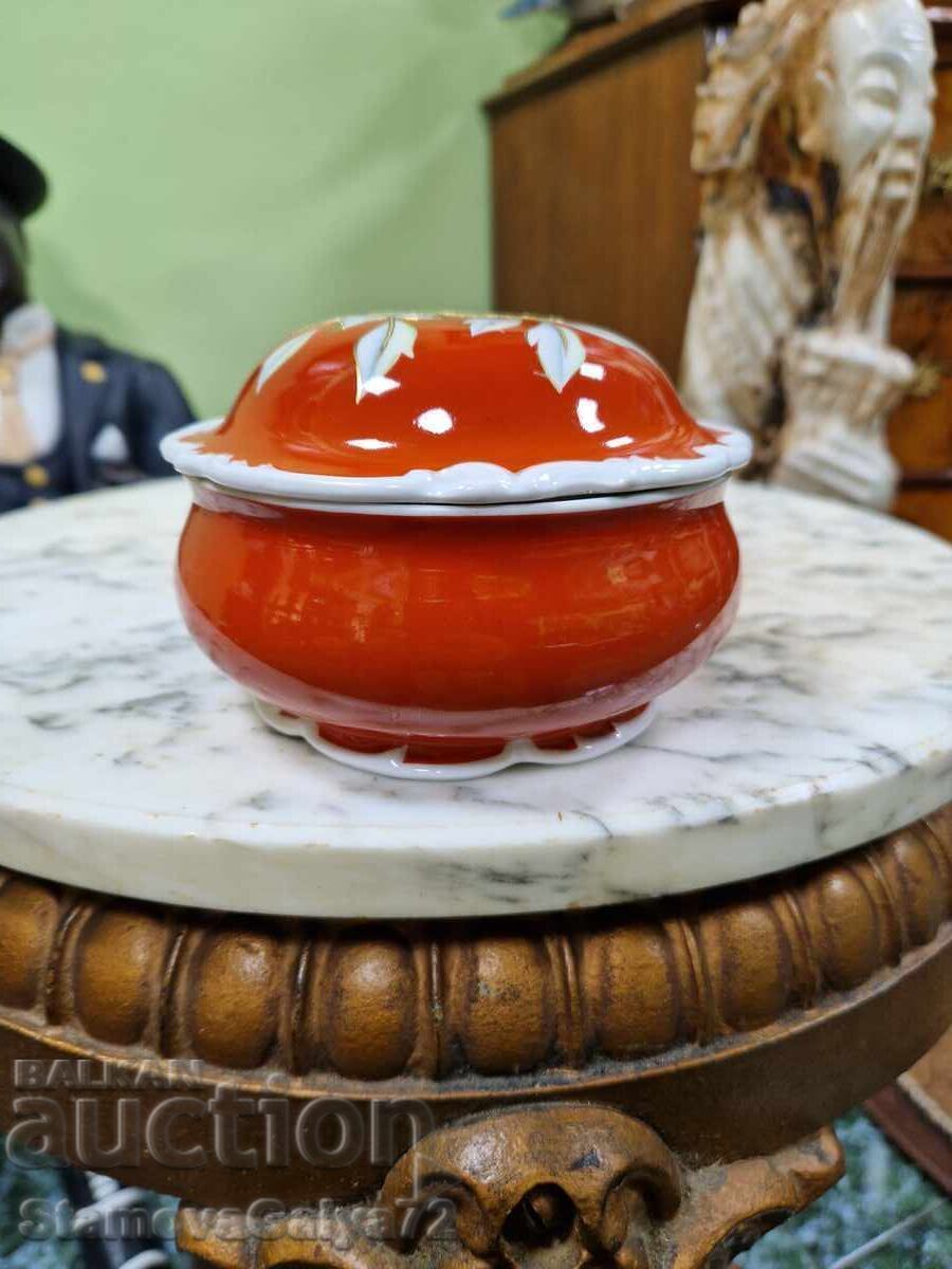 Auction Old porcelain jewelry box Schau bach Kunst Auction Old porcelain jewelry box Schau bach Kunst