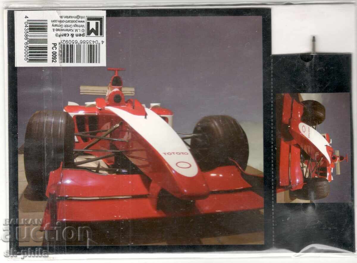 Стара картичка - Автомобил от Ф-1 - "Ферари" Стара картичка - Автомобил от Ф-1 - "Ферари"