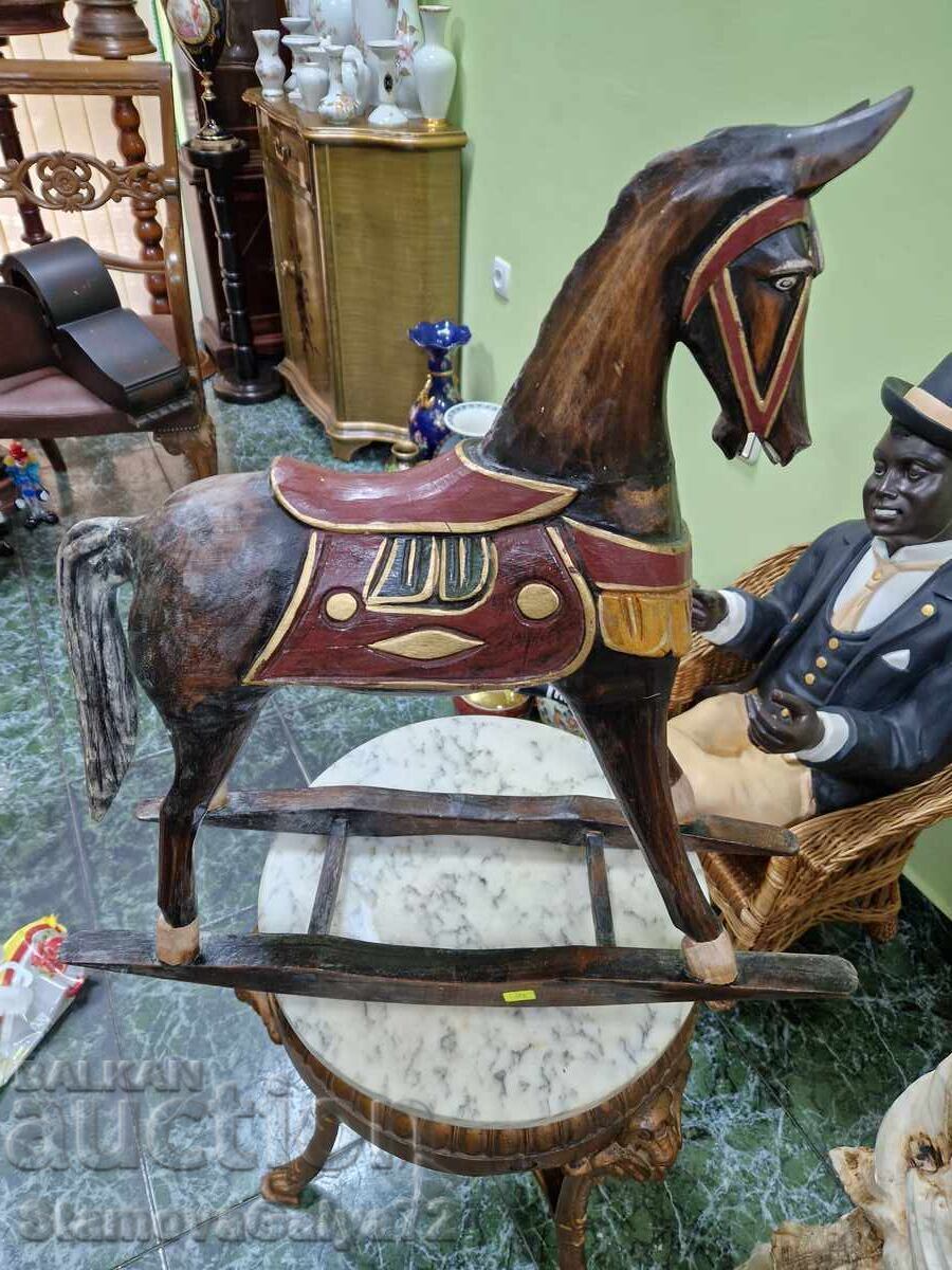 Auction Old large antique wooden figure statuette Auction Old large antique wooden figure statuette