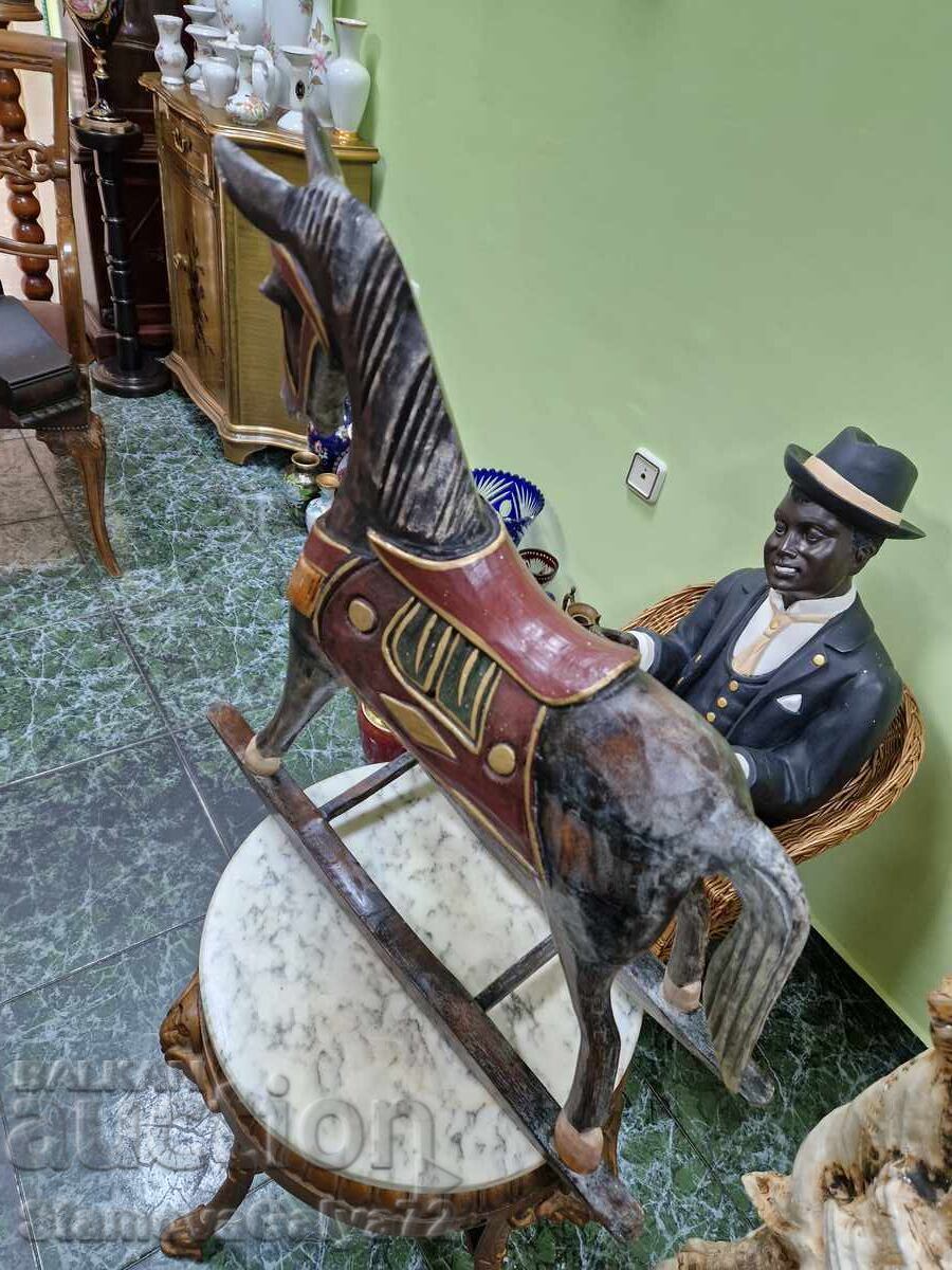 Old large antique wooden figure statuette - 6 Old large antique wooden figure statuette - 6