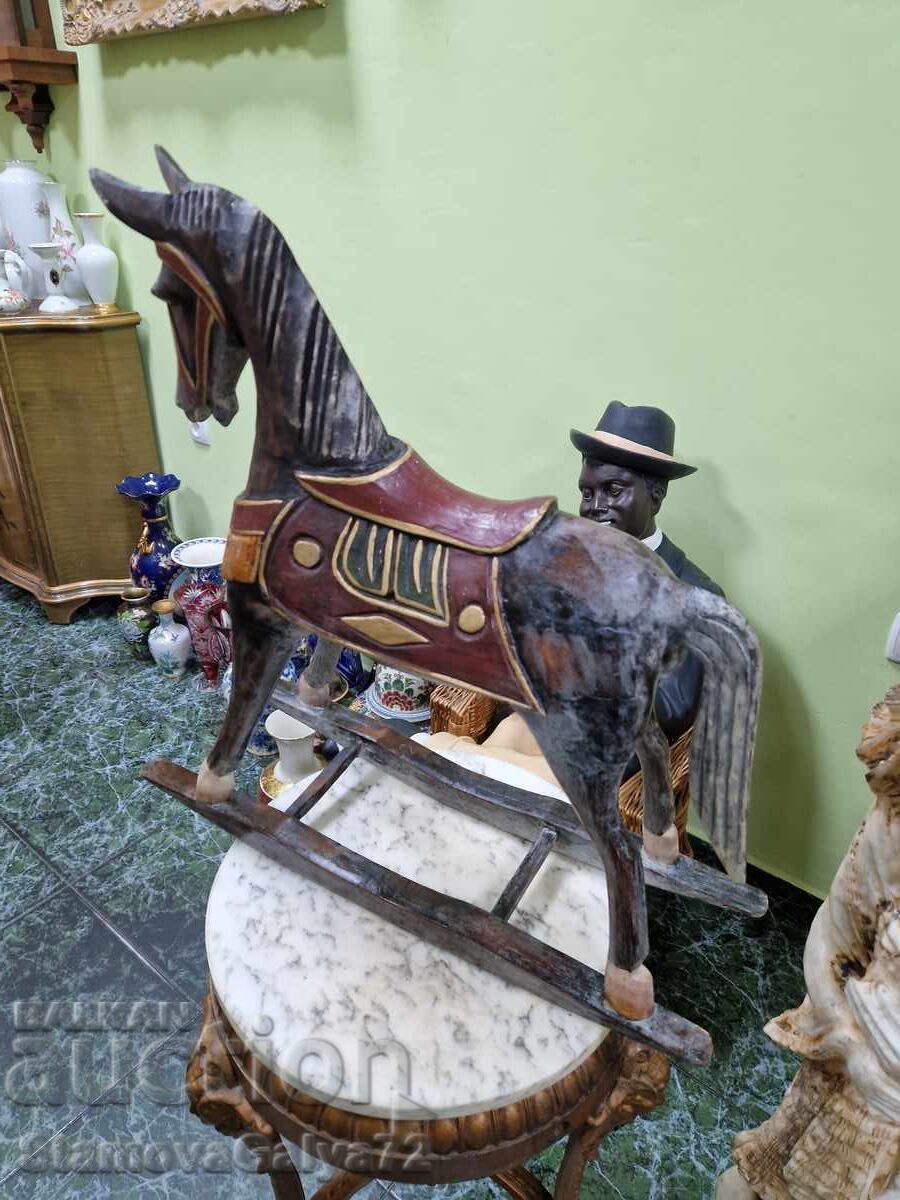 Old large antique wooden figure statuette - 7 Old large antique wooden figure statuette - 7