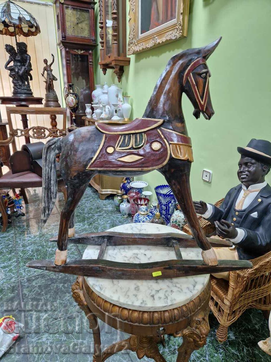 Old large antique wooden figure statuette Old large antique wooden figure statuette