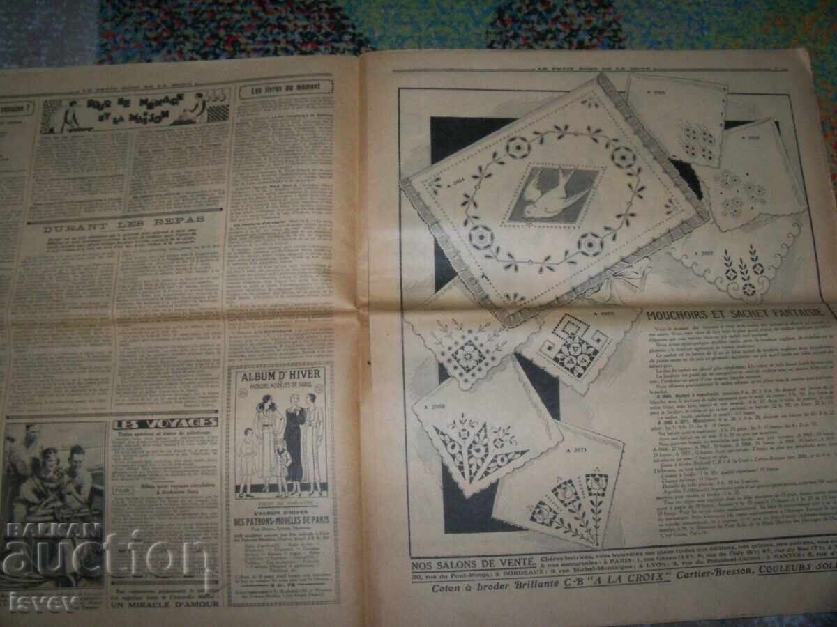 Auction  Le Petit Echo de la Mode Newspaper No. 47 from 1931, fashion