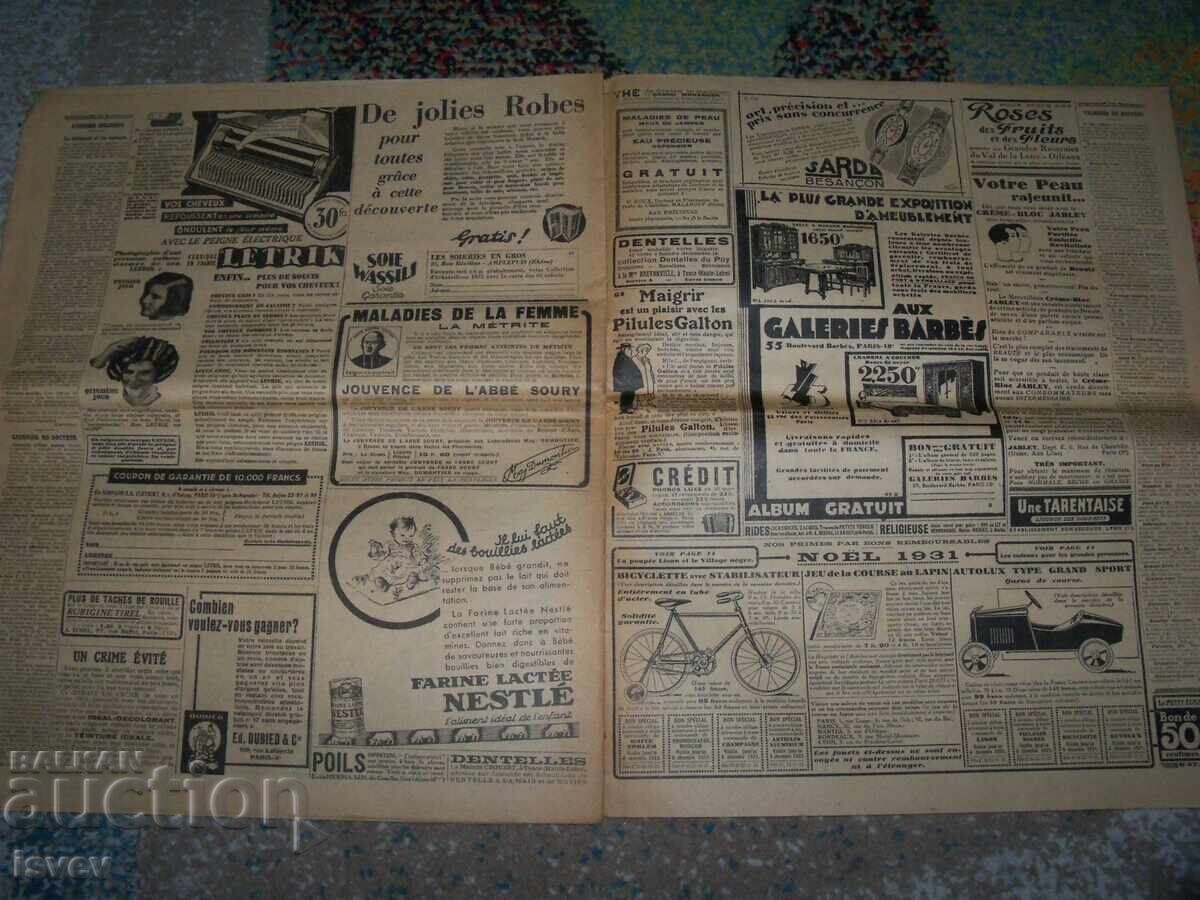 Le Petit Echo de la Mode Newspaper No. 47 from 1931, fashion - 5