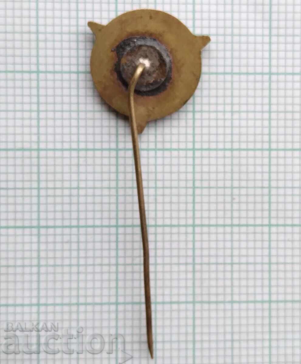 Auction 18546 Badge - Communist Youth League Hungary - Enamel Auction 18546 Badge - Communist Youth League Hungary - Enamel