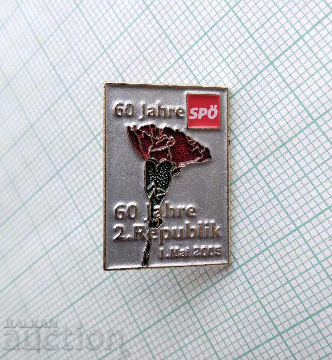 18550 SPO Social Democratic Party of Austria 60 Years with price 4.00 BGN | € 2.05 18550 SPO Social Democratic Party of Austria 60 Years with price 4.00 BGN | € 2.05