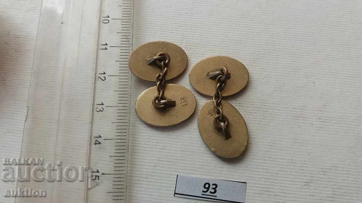Delivery of MASSIVE BRONZE CUFFLINKS WITH ENAMEL Delivery of MASSIVE BRONZE CUFFLINKS WITH ENAMEL