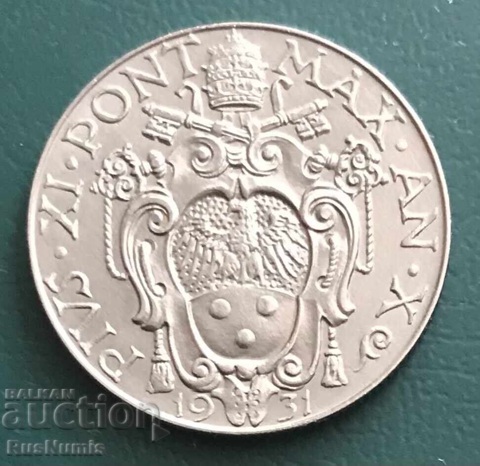 Vatican. 50 centesimi 1931