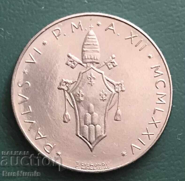 Vatican. 50 Lire 1974 Vatican. 50 Lire 1974