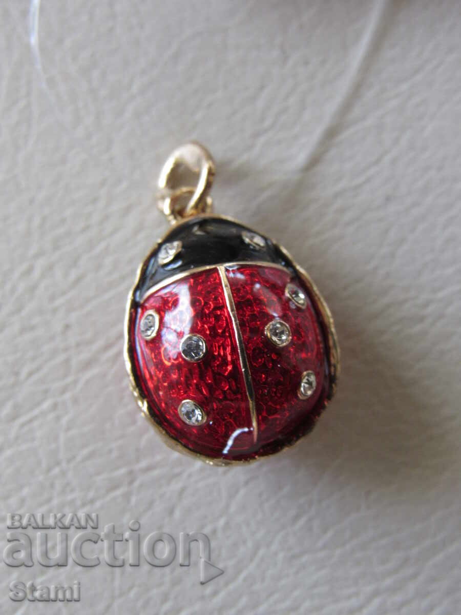 Auction Fine ladies necklace Faberge Egg, new Auction Fine ladies necklace Faberge Egg, new