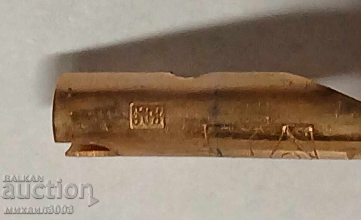 Russian, Soviet pen with a gold nib, 583 hallmark - 6