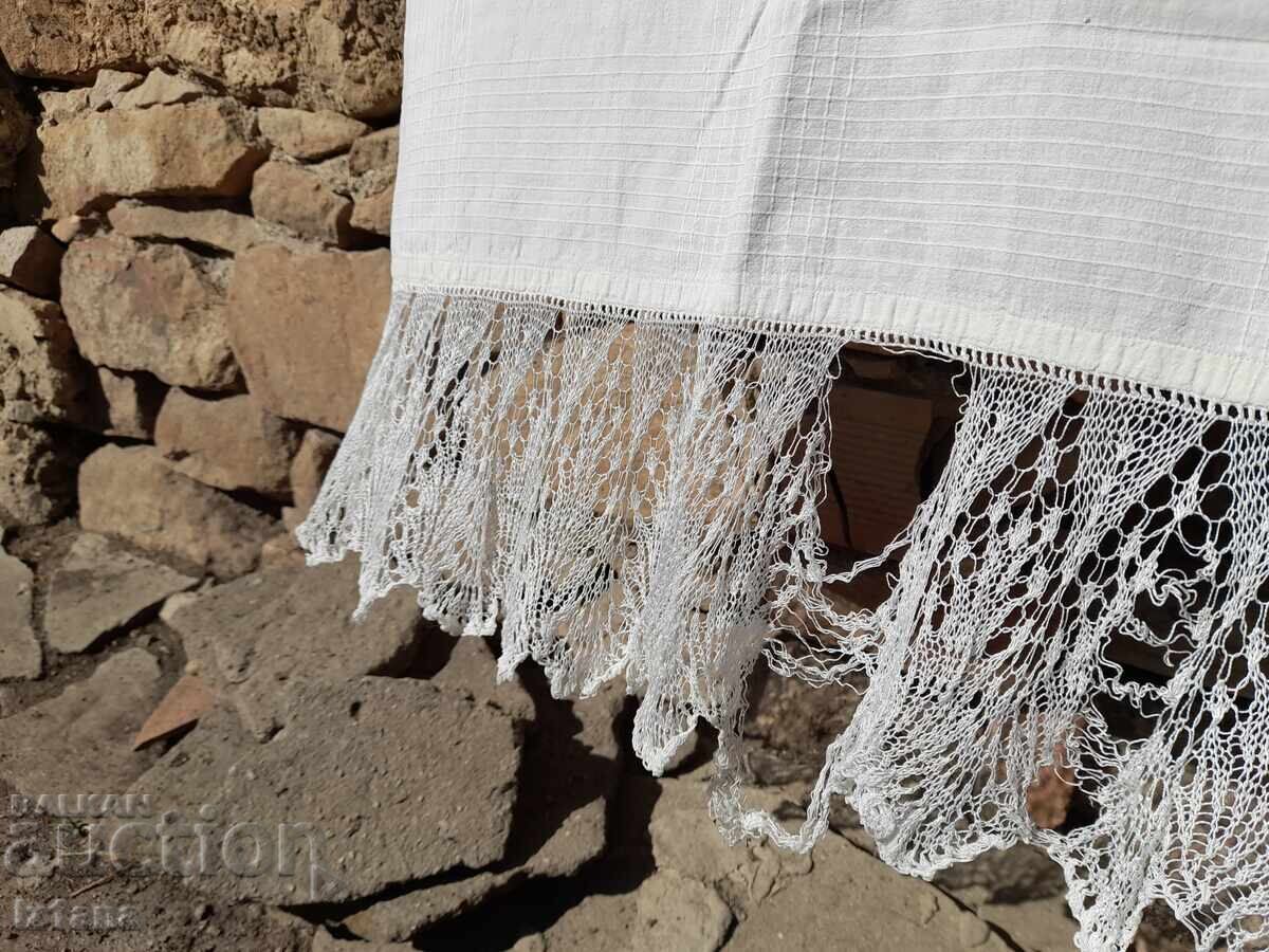 Auction Old sheet with lace Auction Old sheet with lace