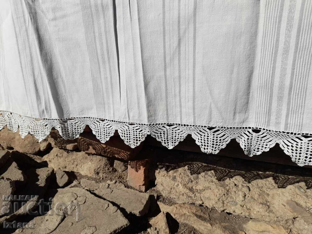 Auction Old sheet with lace Auction Old sheet with lace