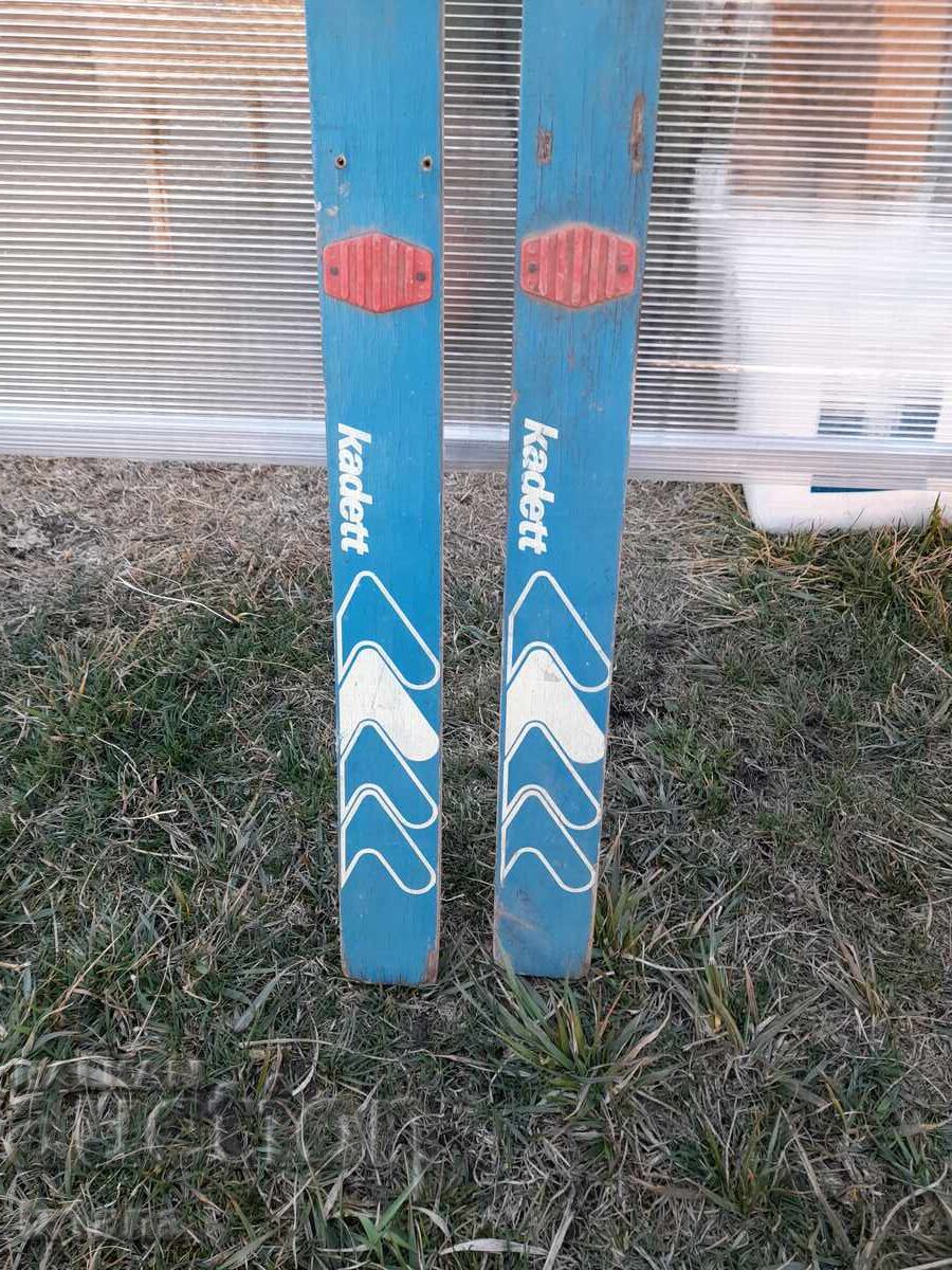 Delivery of Old Germina Skis