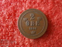 ШВЕЦИЯ 2 ЙОРЕ 1891