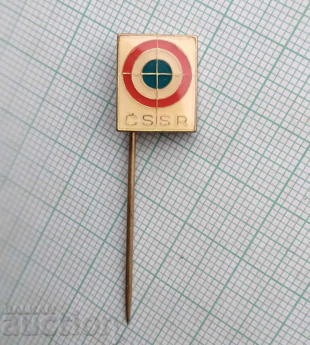 18556 Значка - Стрелба Чехословакия с цена 2.00 лв. | € 1.02 18556 Значка - Стрелба Чехословакия с цена 2.00 лв. | € 1.02