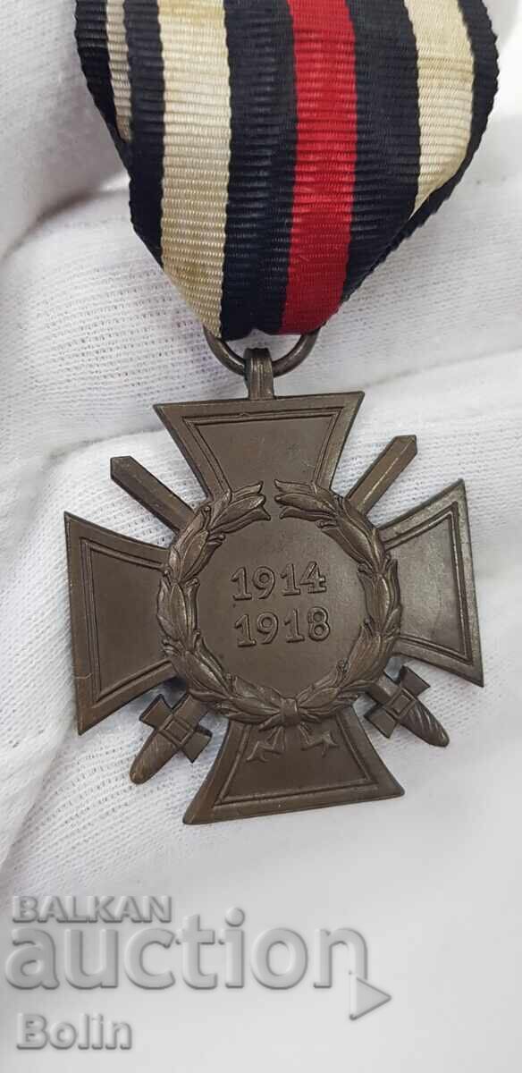 Collectible cross, medal with swords Germany 1914-1918 - 5