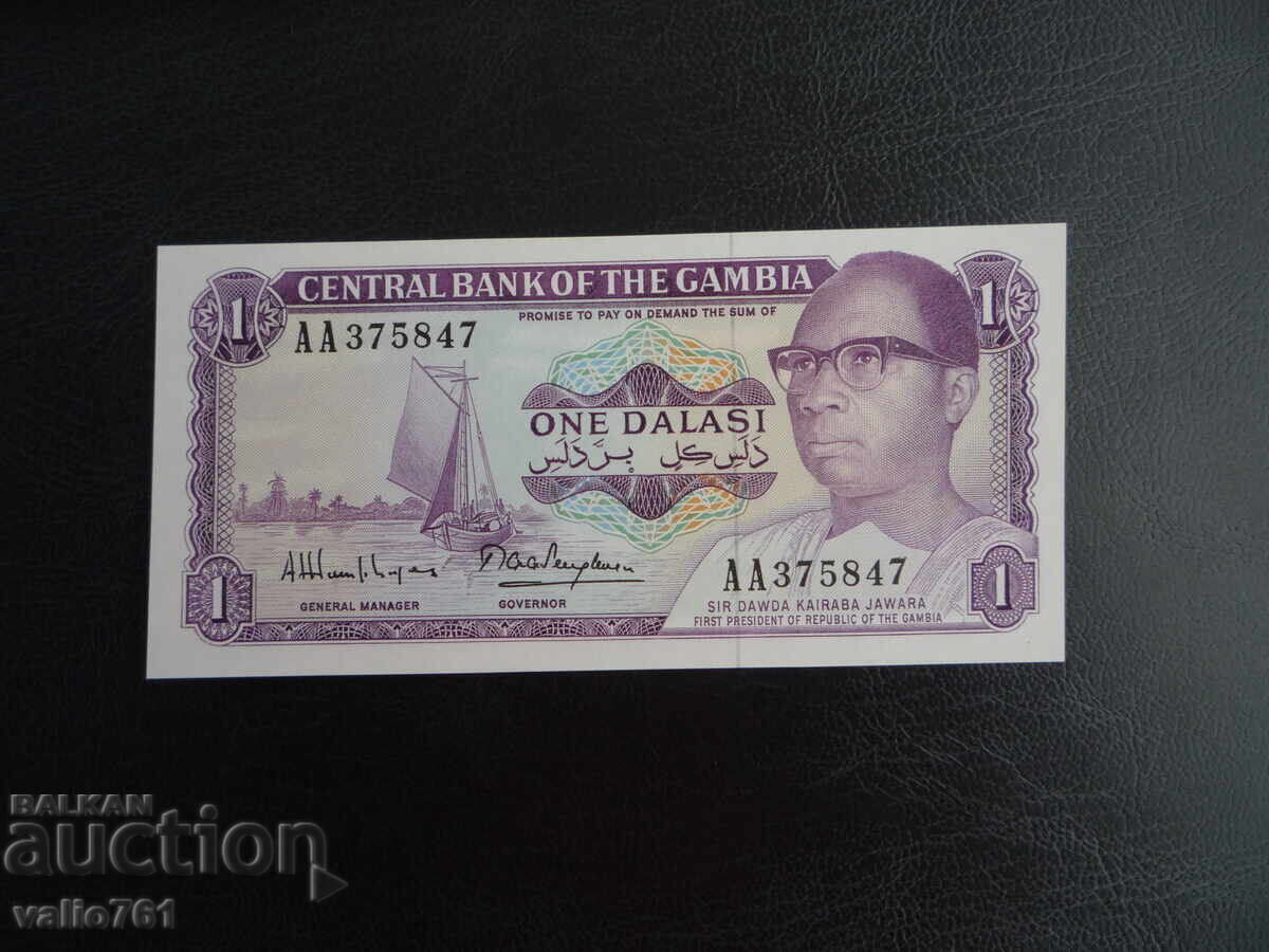 GAMBIA 1 DALASI 1971 NEW UNC GAMBIA 1 DALASI 1971 NEW UNC