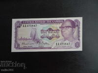 GAMBIA 1 DALASI 1971 NEW UNC