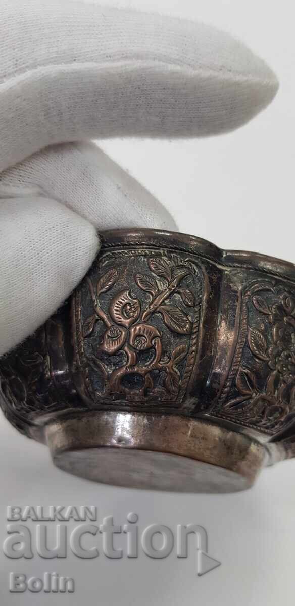 Rare Revival-era forged vessel, tas (bowl) 19th century Balkans - 6