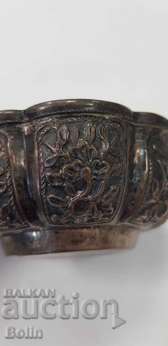Rare Revival-era forged vessel, tas (bowl) 19th century Balkans - 7