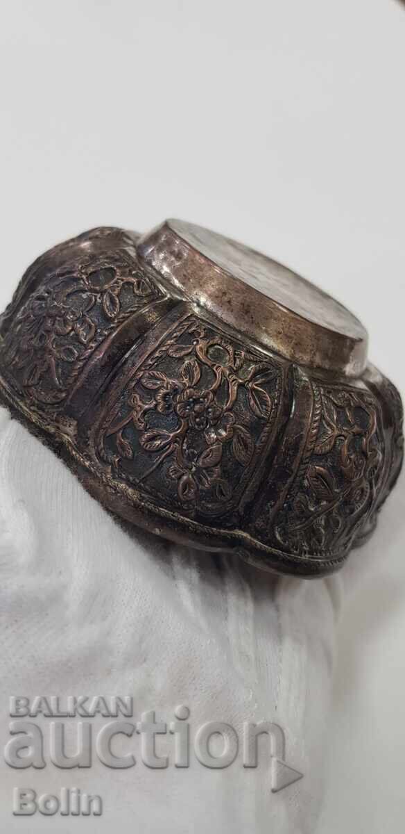 Rare Revival-era forged vessel, tas (bowl) 19th century Balkans