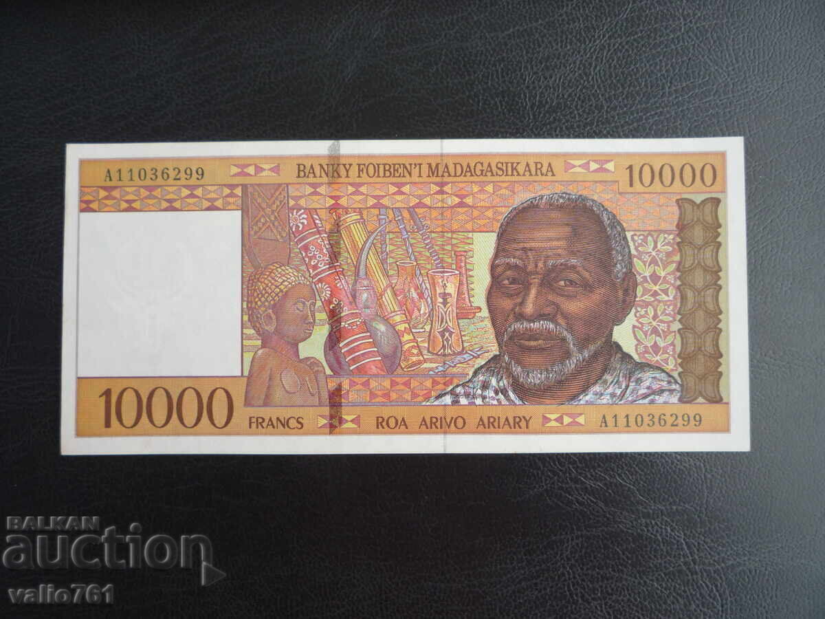 МАДАГАСКАР 10000  10 000  ФРАНКА  1995   НОВА  UNC