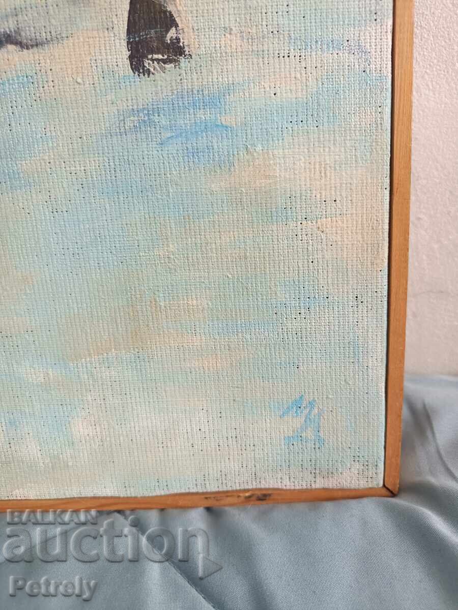 Δημοπρασία Παλιά ελαιογραφία Δημοπρασία Παλιά ελαιογραφία