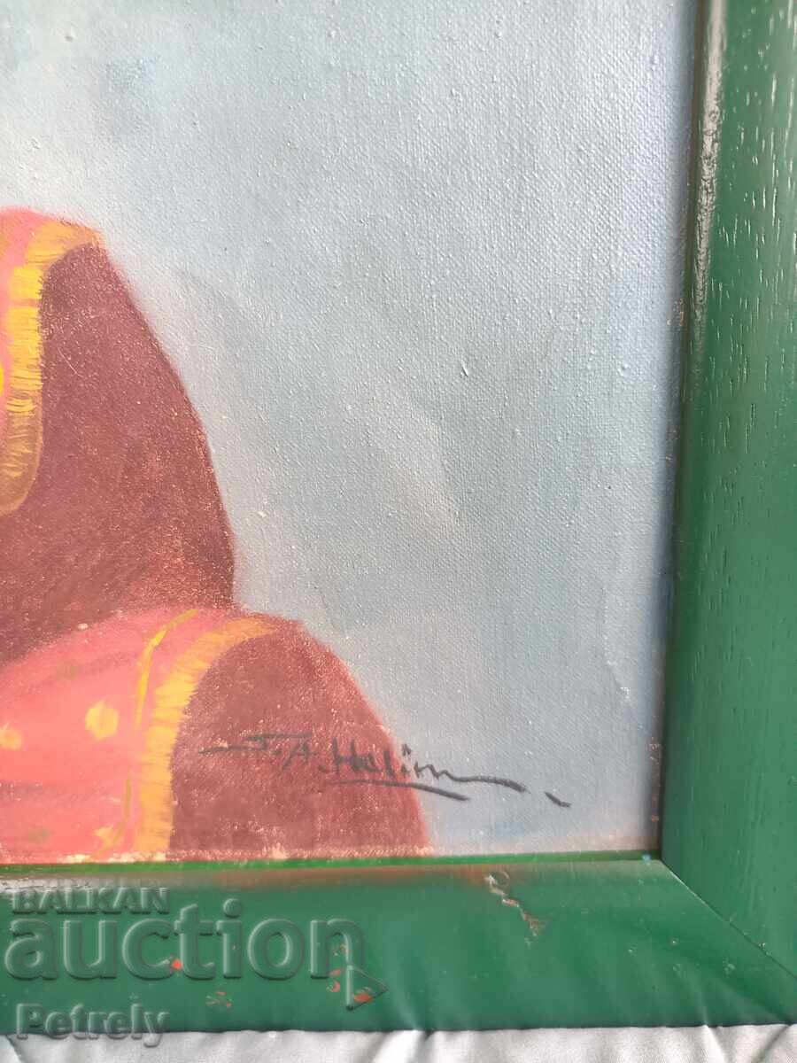 Παράδοση Μεγάλη ελαιογραφία