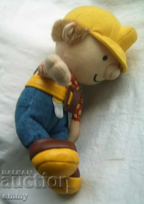 Auction Soft toy doll - Bob the Builder, 23 cm Auction Soft toy doll - Bob the Builder, 23 cm