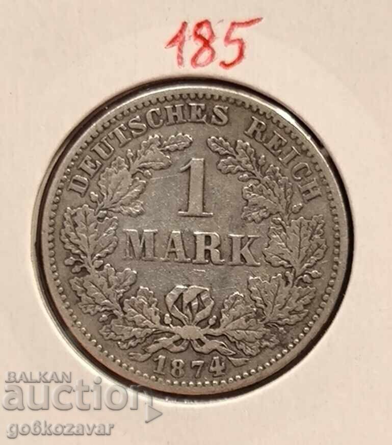 Germania 1 marcă 1874 Argint ! G Germania 1 marcă 1874 Argint ! G