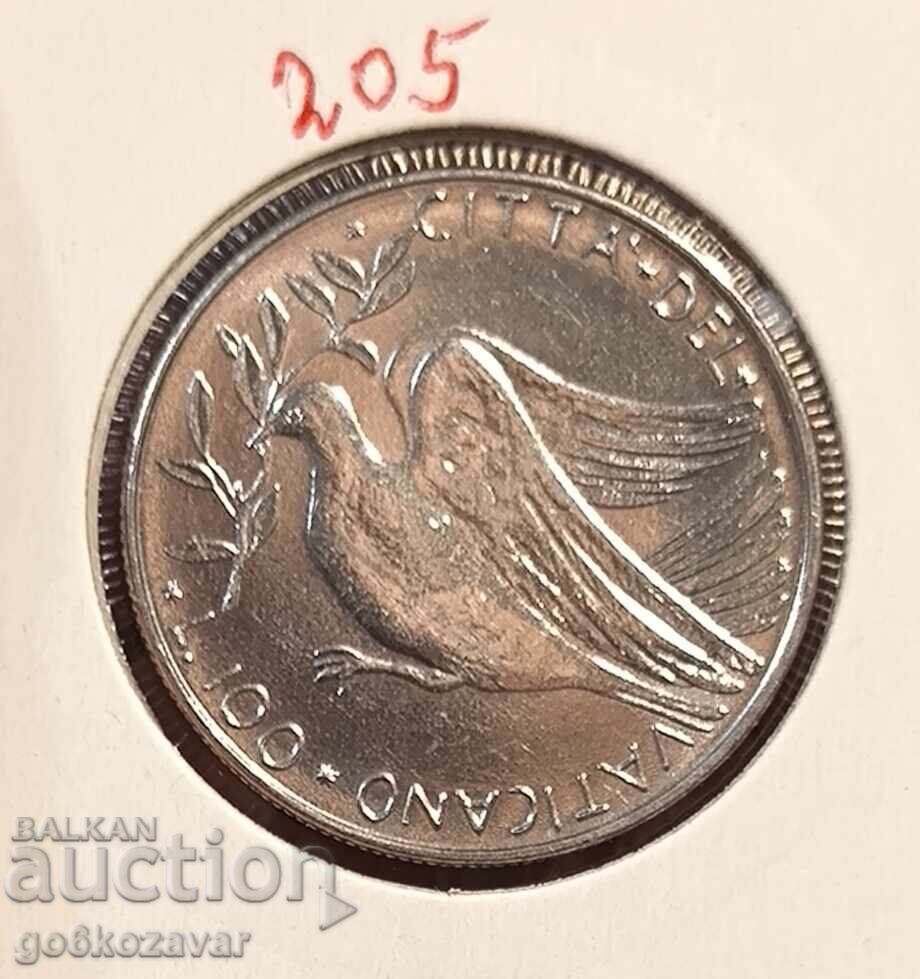 Vatican 100 lire 1974 UNC
