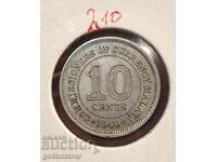 Μαλαισία 10 σεντ 1949