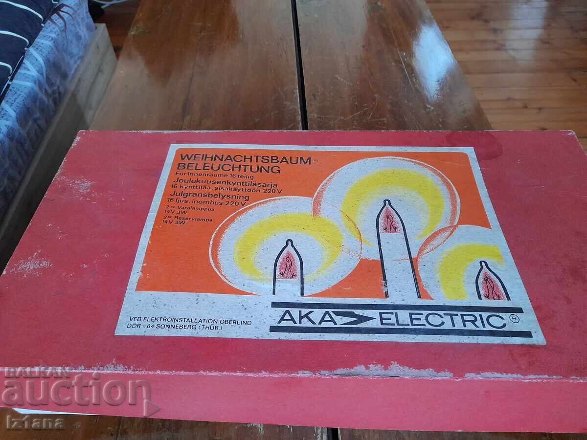 Old lamps, Christmas tree lights AKA with price 90.00 BGN | € 46.02 Old lamps, Christmas tree lights AKA with price 90.00 BGN | € 46.02