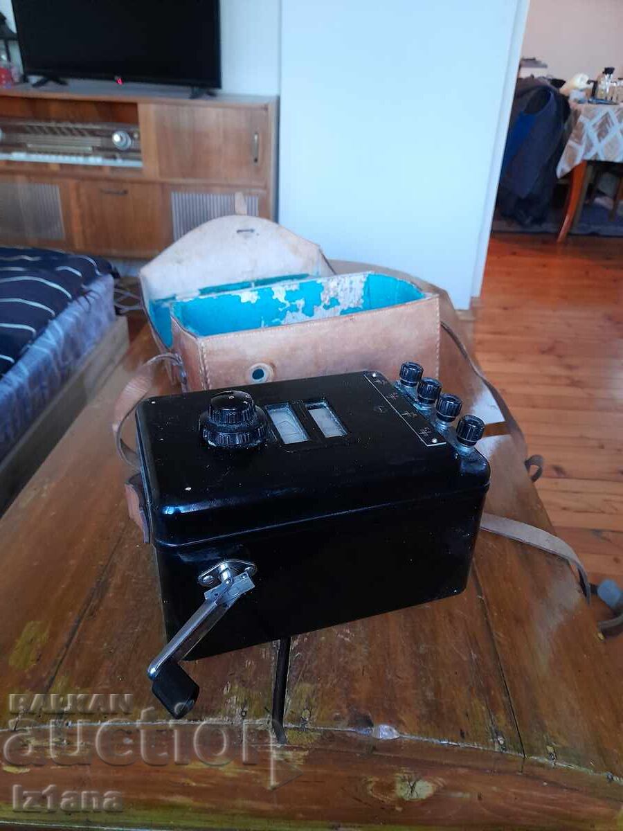 Old earth resistance meter with price 180.00 BGN | € 92.03 Old earth resistance meter with price 180.00 BGN | € 92.03